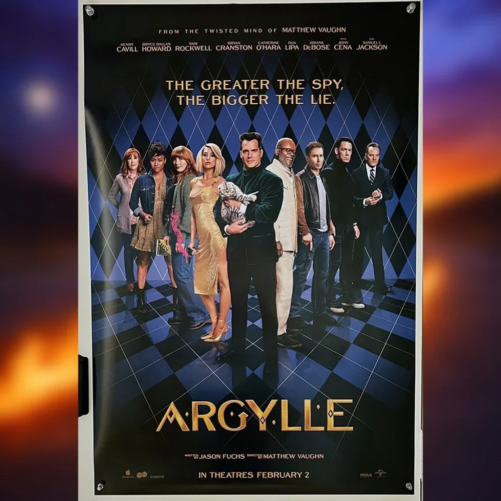 ARGYLLE (2024) - ORIGINAL DOUBLE SIDED MOVIE POSTER - Picture 1 of 2